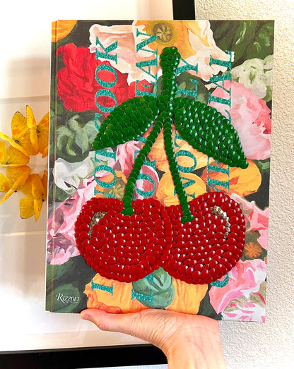Cherries Studded Coffee Table Book