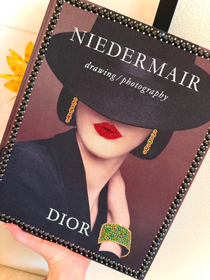D’OR Woman Crystal Embellished Studded Table Book