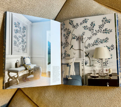 White Peacock Studded Coffee Table Book