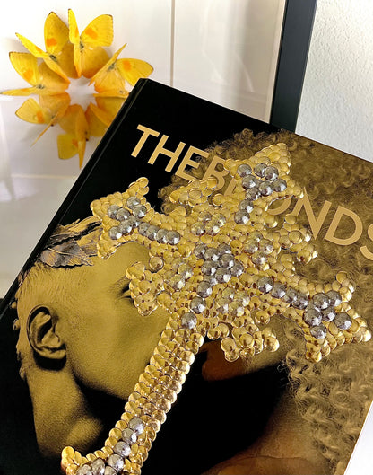 The Gold Cross Studded Coffee Table Book