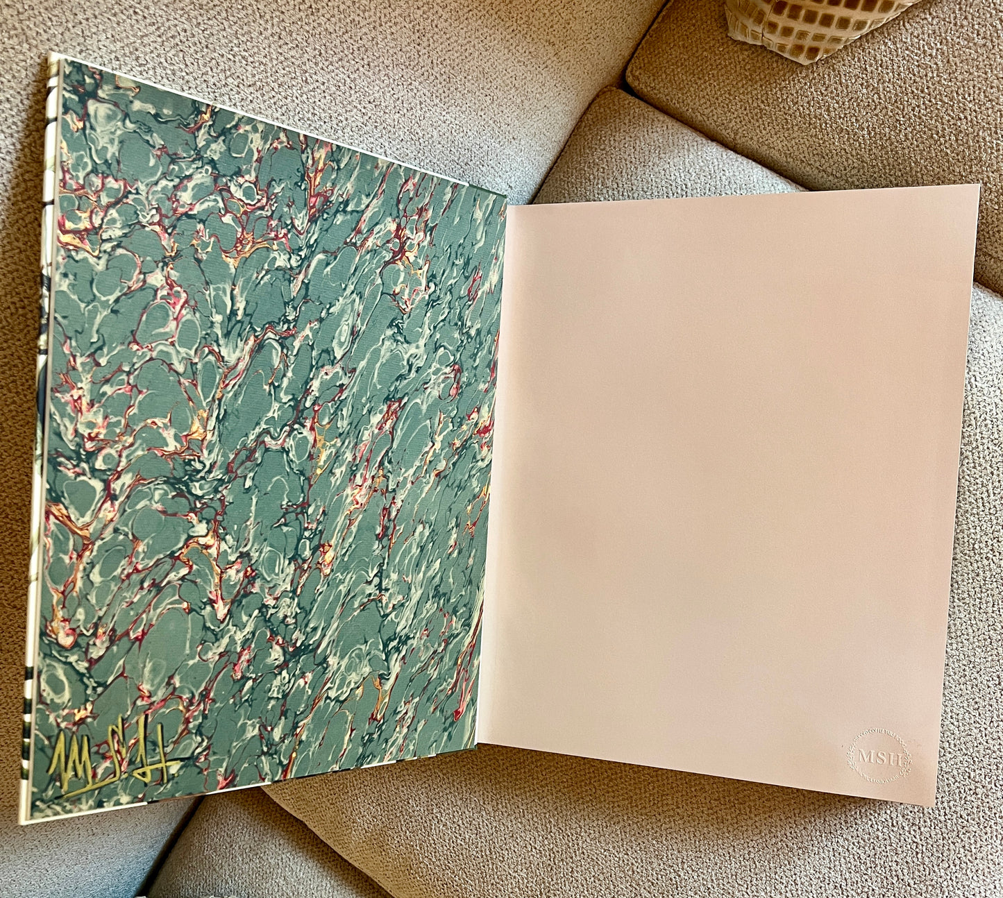 Pink Flamingo Studded Coffee Table Book