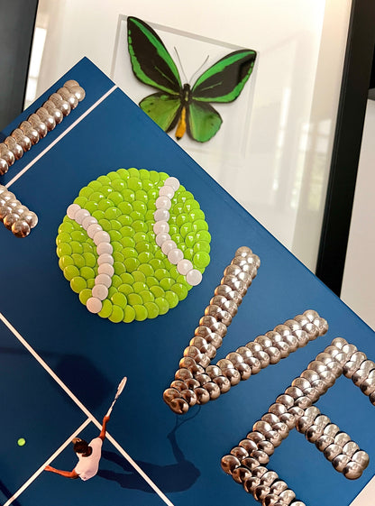 L🎾VE Tennis Studded Coffee Table Book