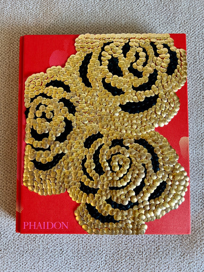 Gold Roses Studded Coffee Table Book