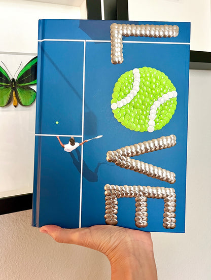 L🎾VE Tennis Pink Studded Coffee Table Book