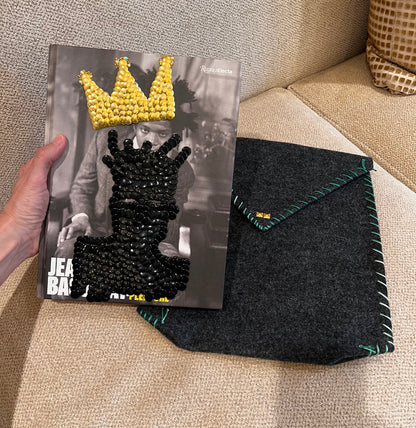 Basquiat Crown Studded Coffee Table Book