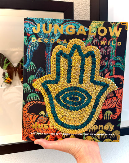 Hamsa Hand Studded Coffee Table Book