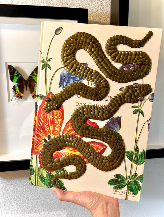 Bronze Snakes Studded Coffee Table Book