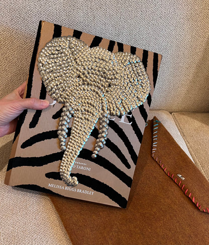 Elephant Studded Coffee Table Book