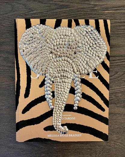 Elephant Studded Coffee Table Book