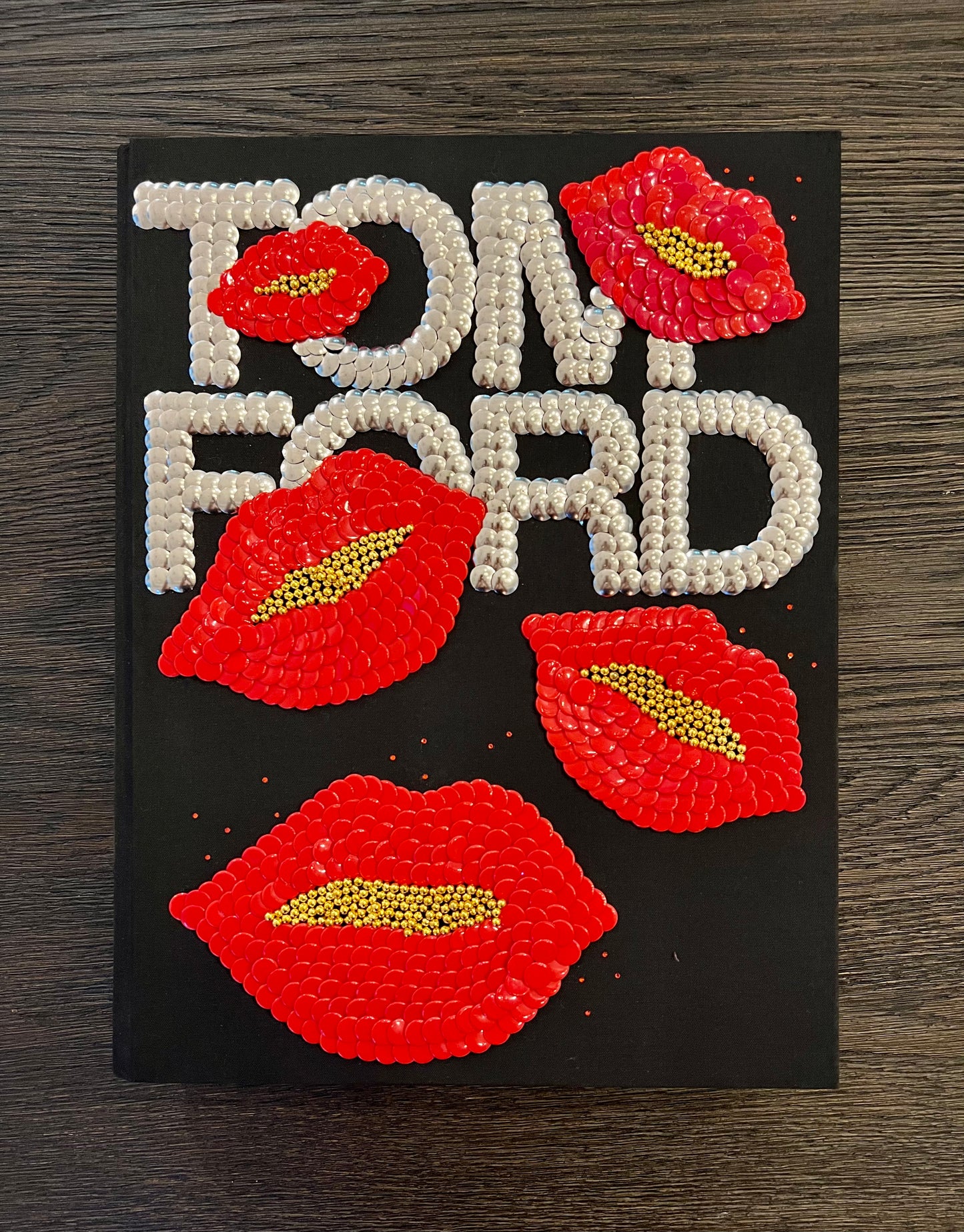 Lips Studded Coffee Table Book