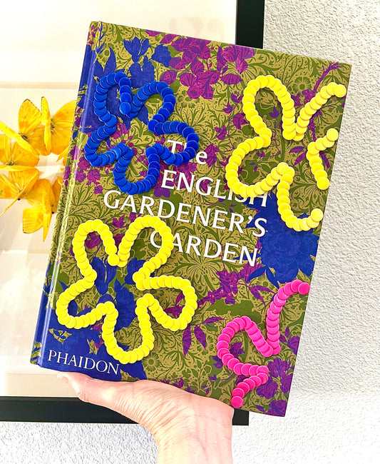 Garden Flowers Studded Coffee Table Book