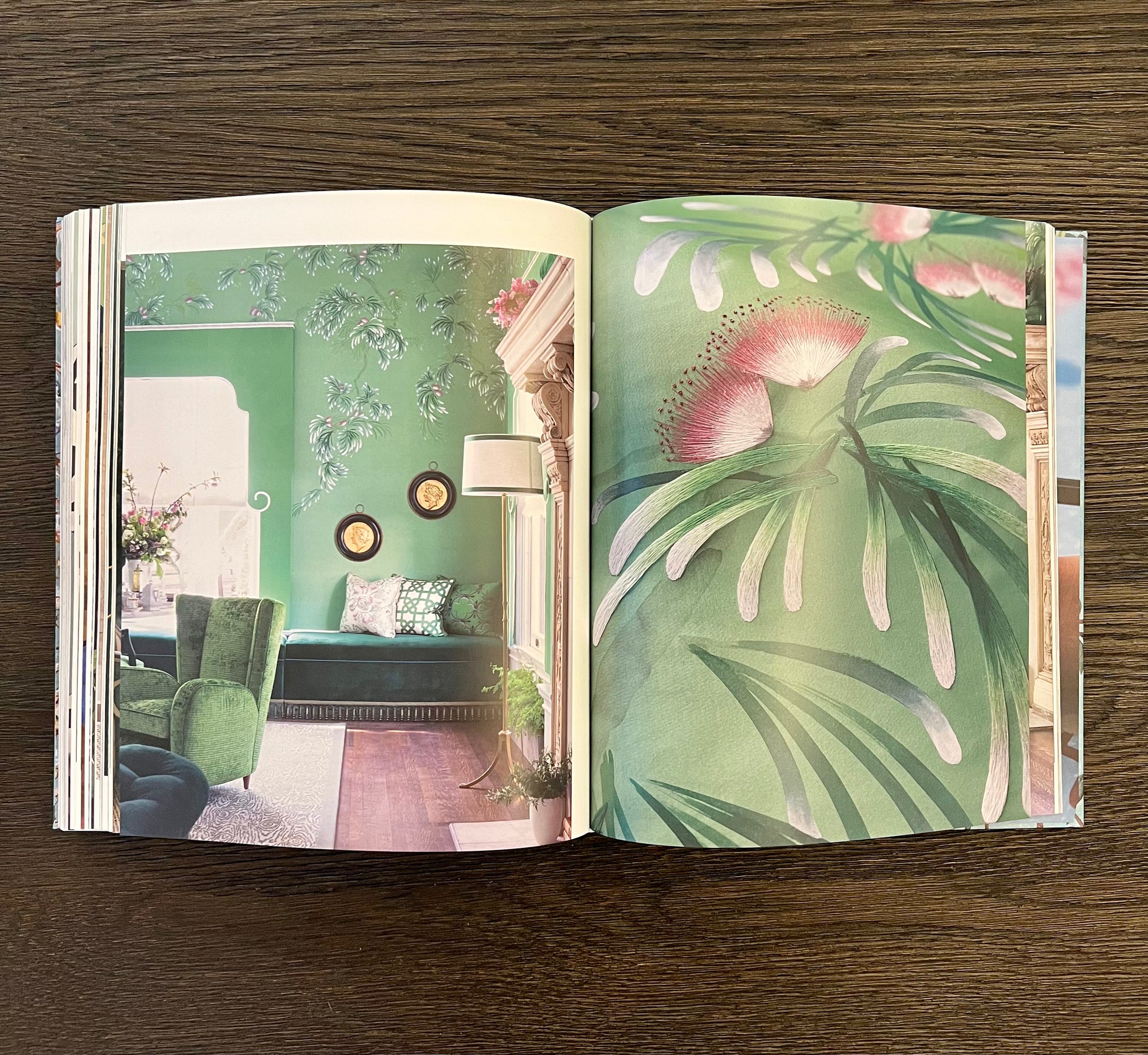 Garden Butterfly Studded Coffee Table Book
