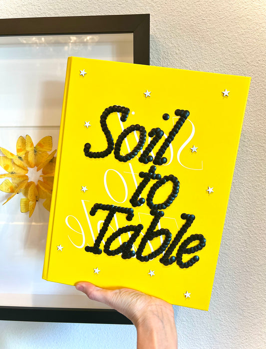 Soil to Table Studded Coffee Table Book