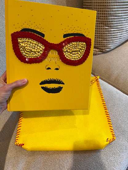 Red Sunglasses Studded Coffee Table Book