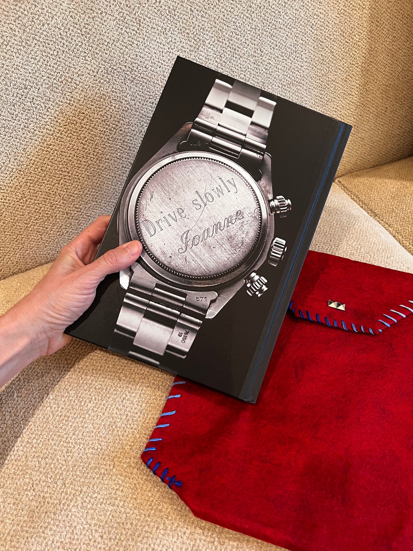 A Man and His Watch Studded Book
