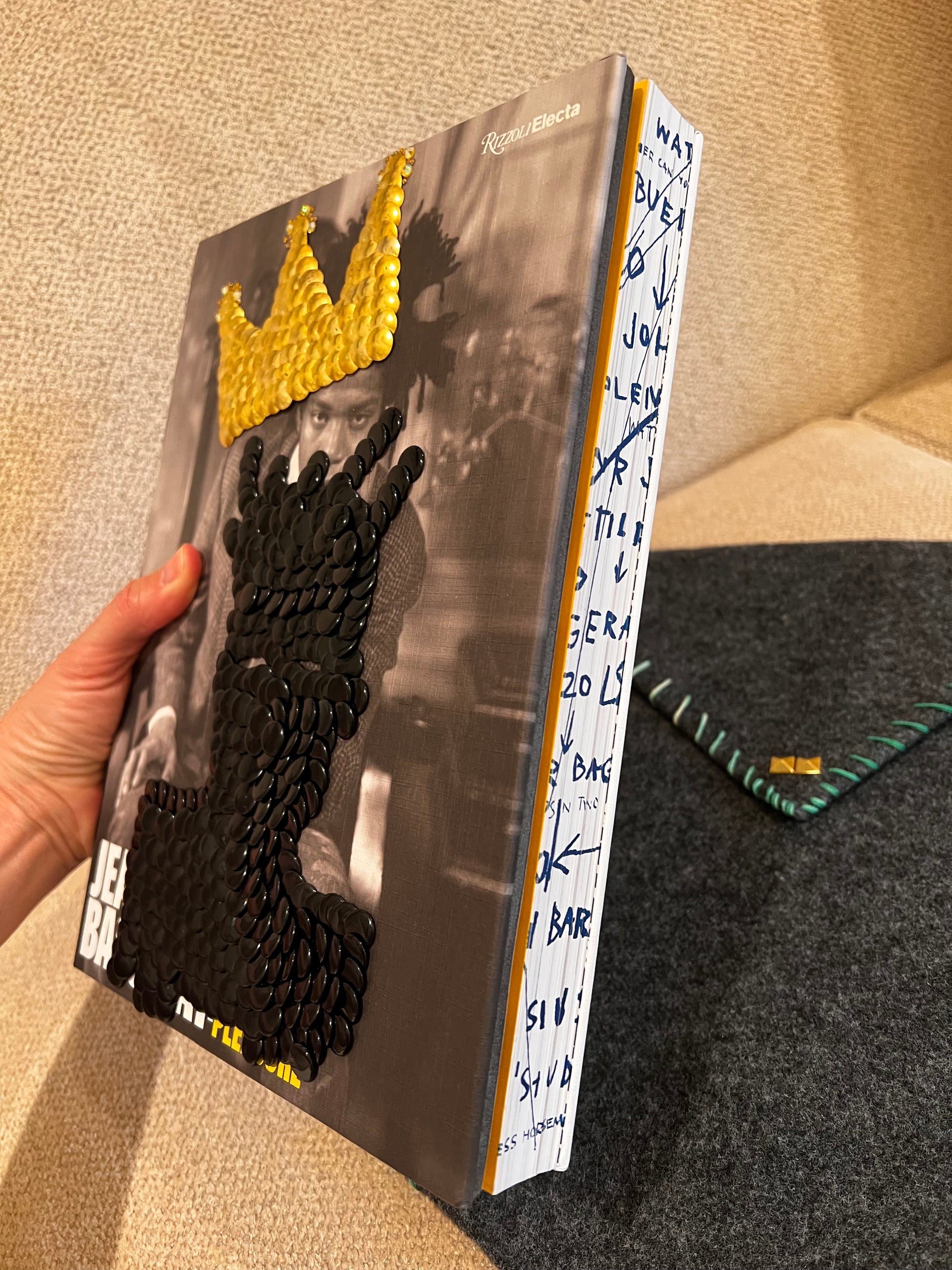 Basquiat Crown Studded Coffee Table Book