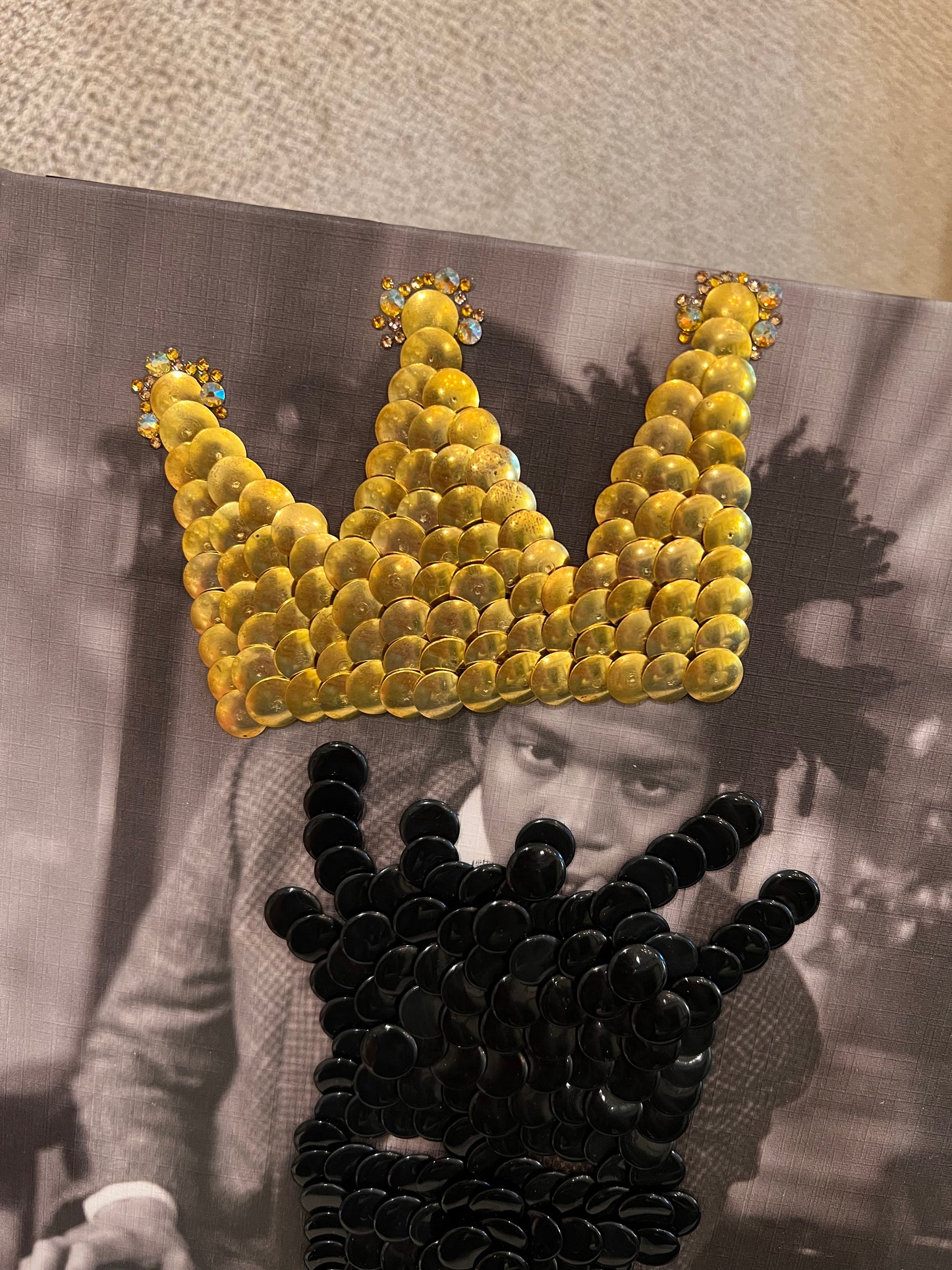 Basquiat Crown Studded Coffee Table Book