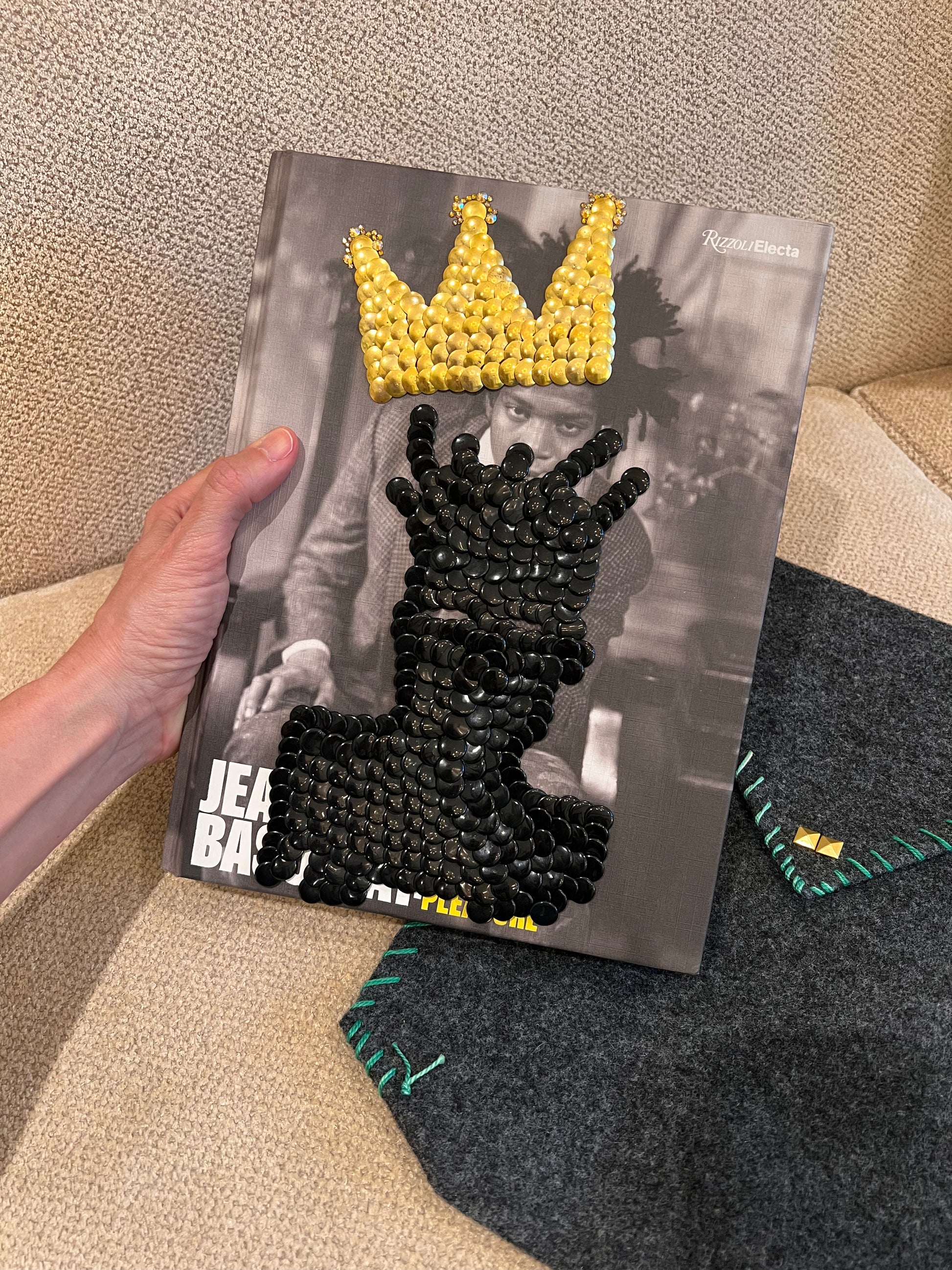 Basquiat Crown Studded Coffee Table Book