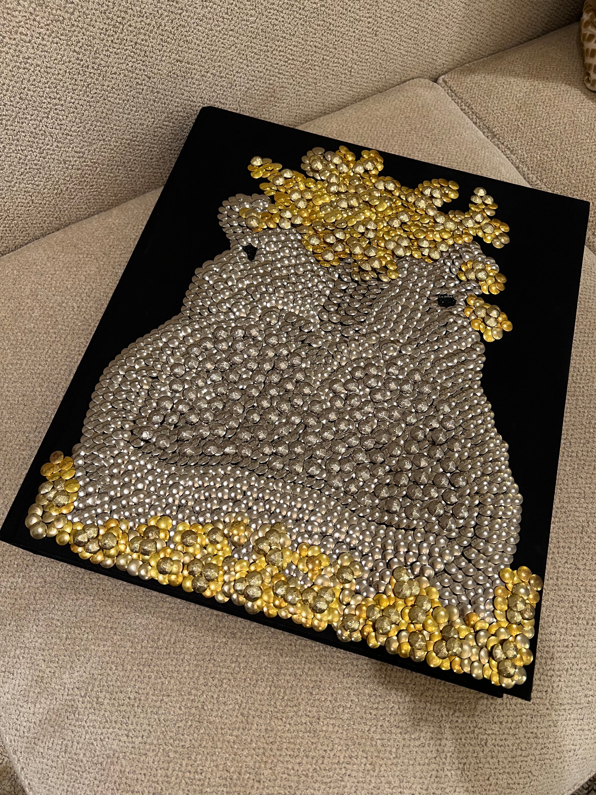 Hippo Studded Coffee Table Book