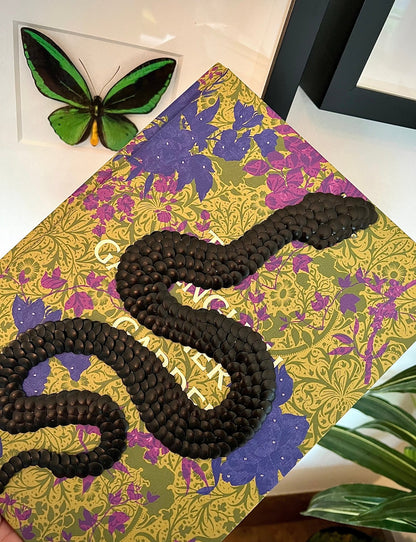 Black Snake Studded Coffee Table Book - Monica Santos Art