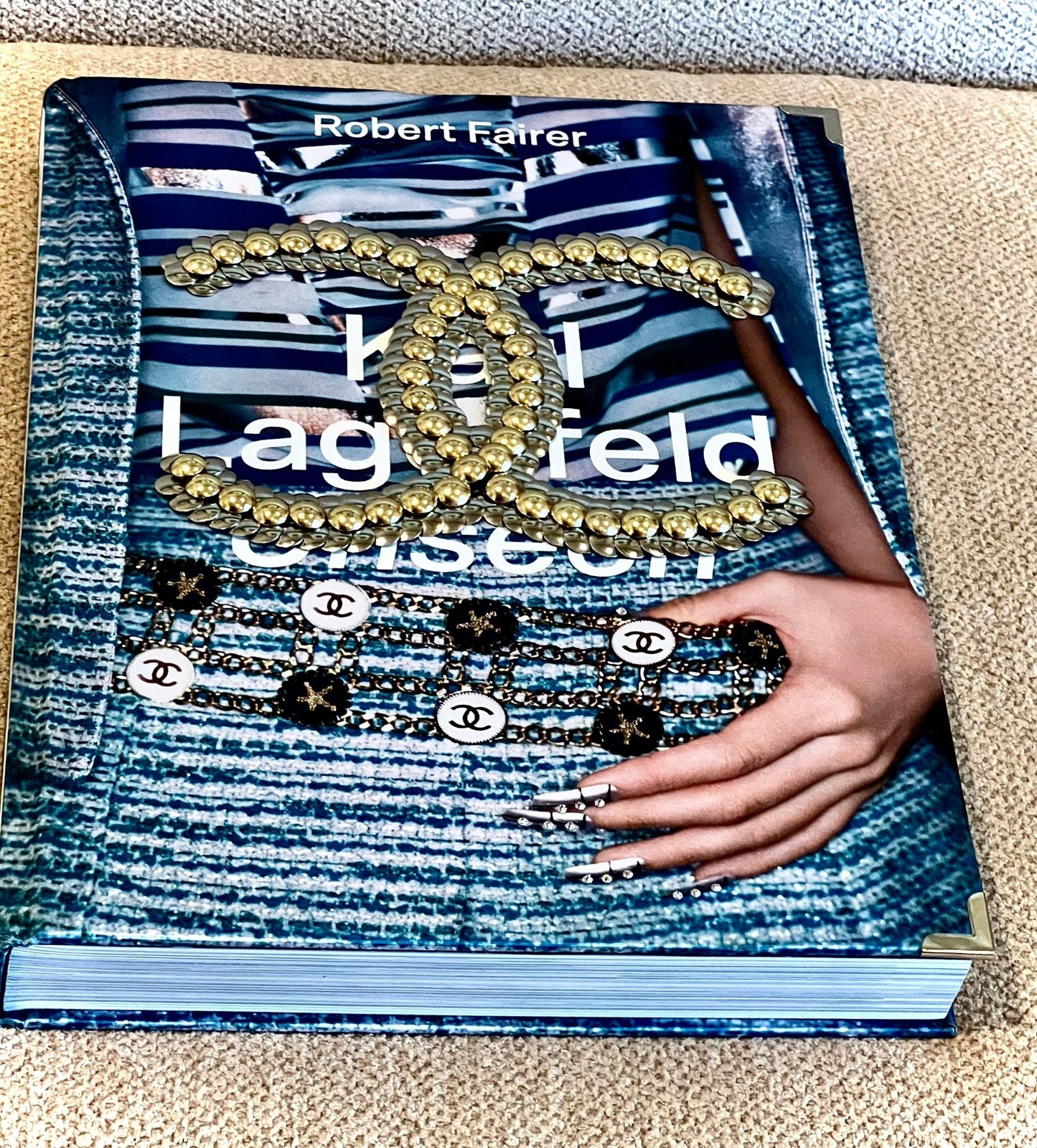 CC Chanel Studded Coffee Table Book - Monica Santos Art