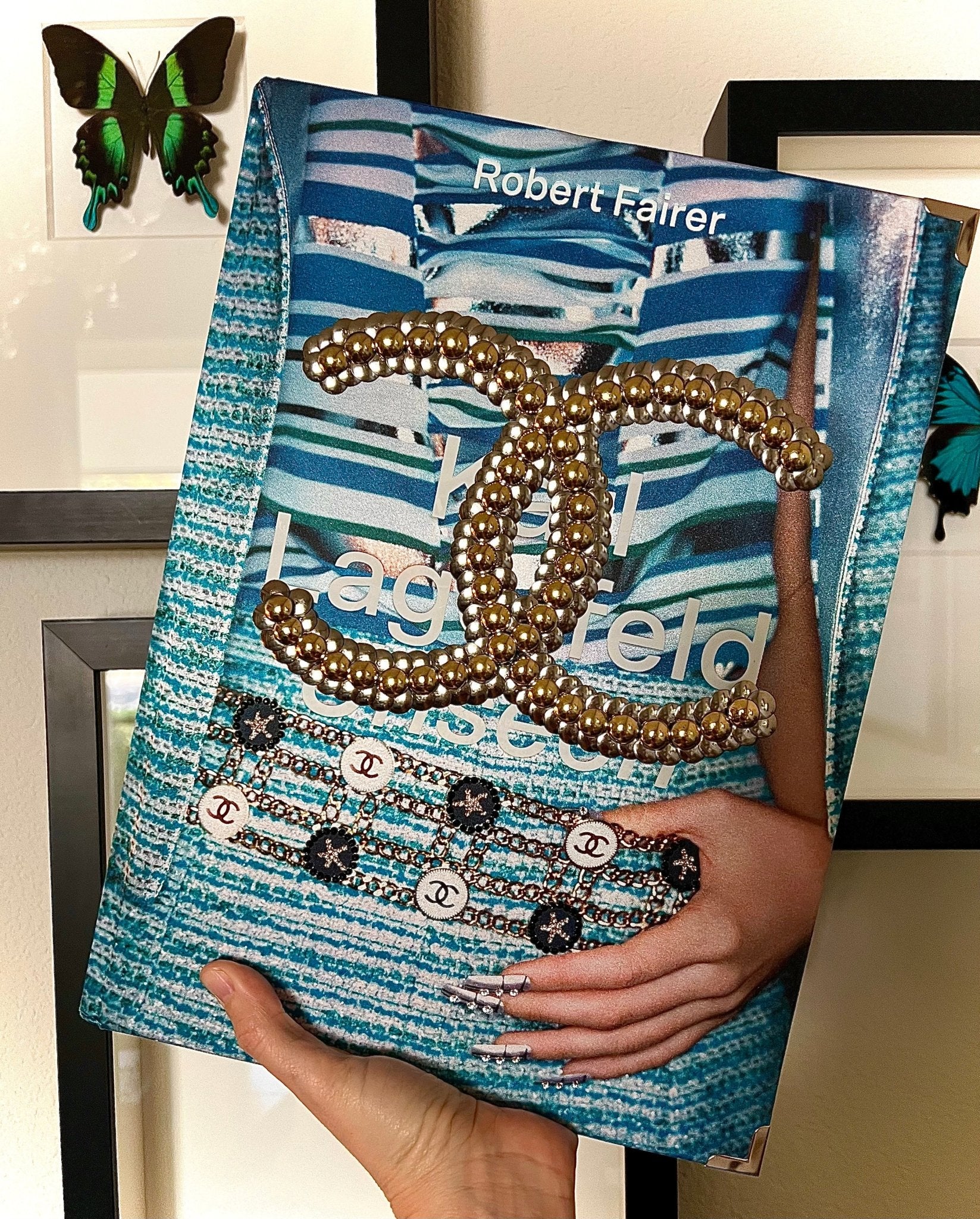 CC Chanel Studded Coffee Table Book - Monica Santos Art