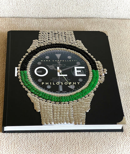 Green & Black Bezel Watch Studded Coffee Table Book - Monica Santos Art