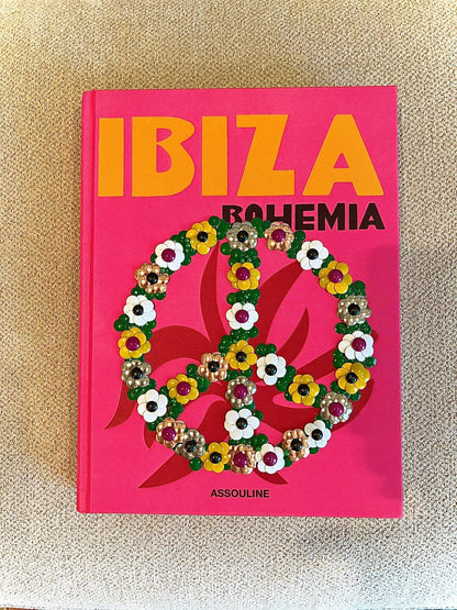 IBIZA Peace & Love Studded Coffee Table Book - Monica Santos Art