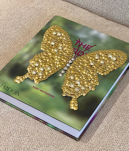 Little Gold Butterfly Studded Coffee Table Book - Monica Santos Art