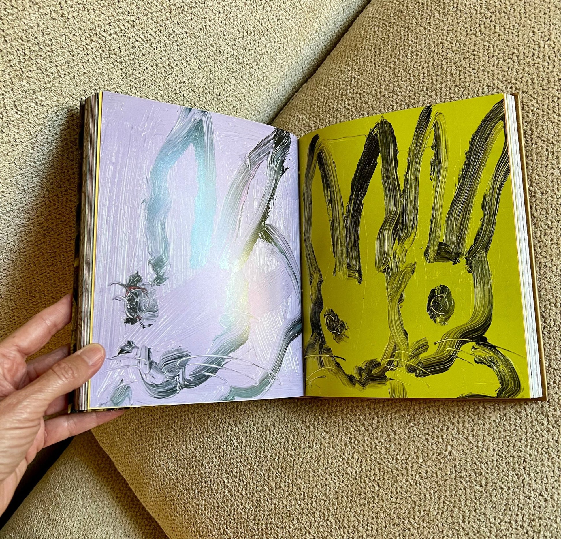 Little Green Bunny Studded Book - Monica Santos Art