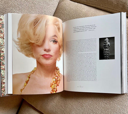 Marilyn Diamonds Studded Coffee table Book - Monica Santos Art