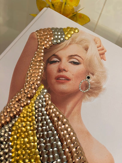 Marilyn Diamonds Studded Coffee table Book - Monica Santos Art