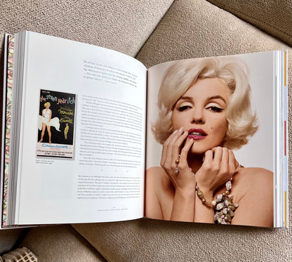 Marilyn Diamonds Studded Coffee table Book - Monica Santos Art