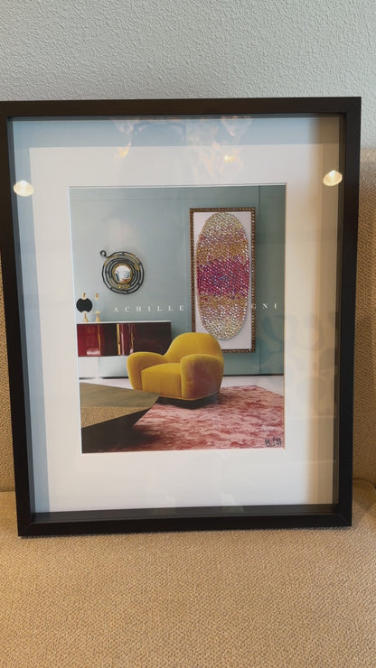 The Living Room | MSH WallArt Luxury Crystal-Embellished Wall Art