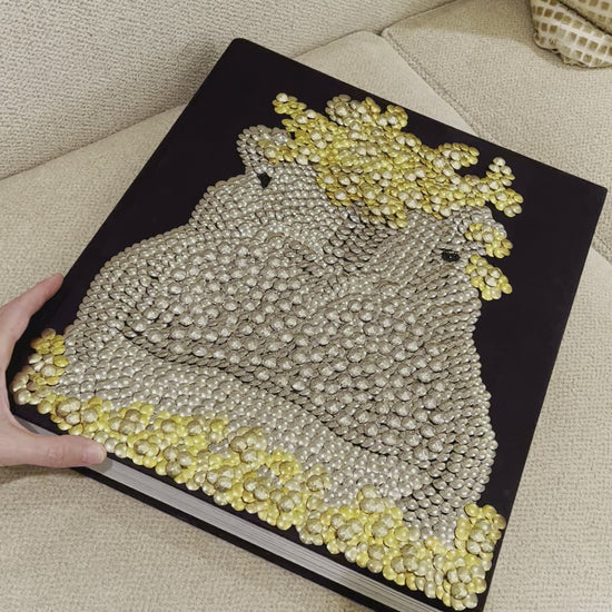 Hippo Studded Coffee Table Book