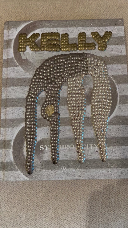 Kelly-Sculpture Studded Coffee Table Book