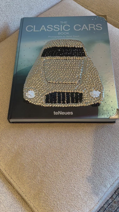 Silver Car Studded Coffee Table Book