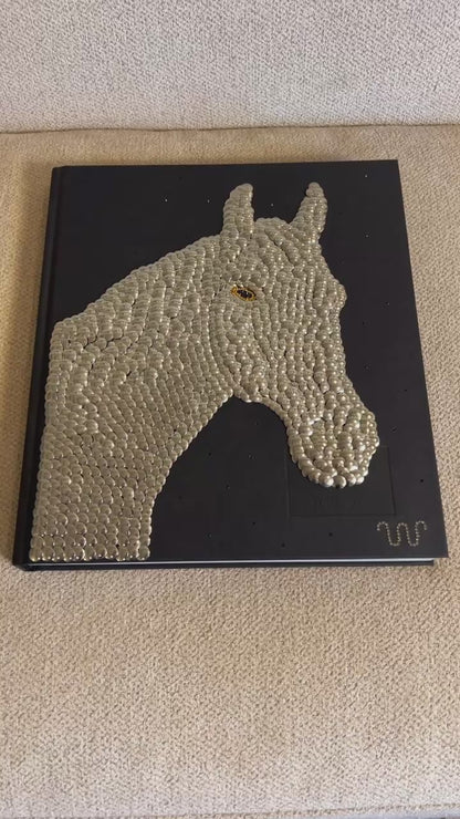 Horse Studded Coffee Table Book