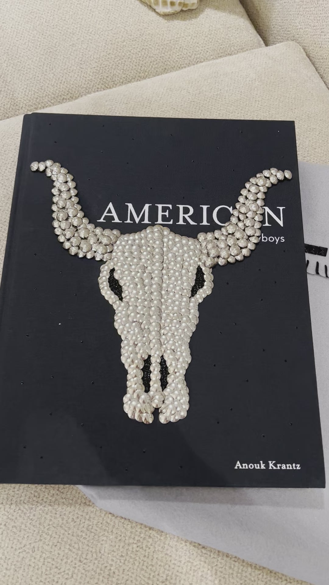 Longhorn Skull Studded Coffee Table Book