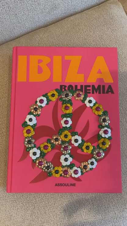 IBIZA Peace & Love Studded Coffee Table Book