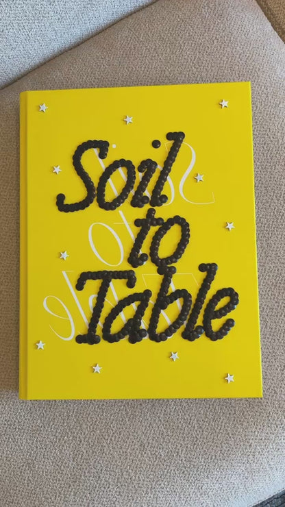 Soil to Table Studded Coffee Table Book