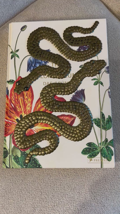 Bronze Snakes Studded Coffee Table Book
