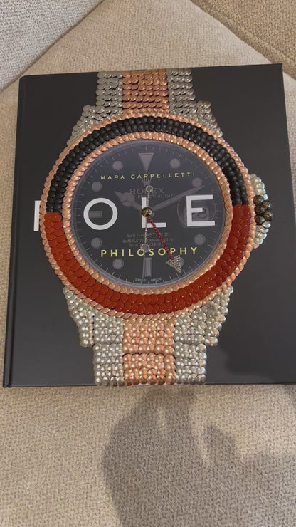 Silver / Rose Gold Watch Studded Coffee Table Book