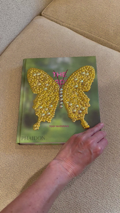 Little Gold Butterfly Studded Coffee Table Book