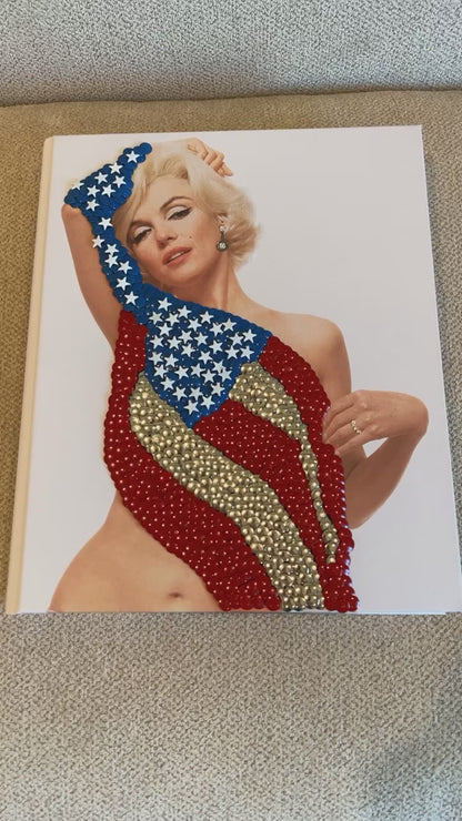 Star-Spangled Marilyn Studded Coffee Table Book