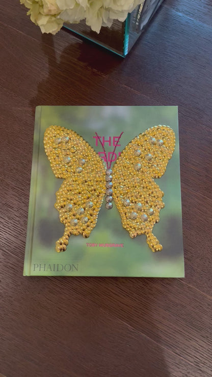 Little Gold Butterfly Studded Coffee Table Book