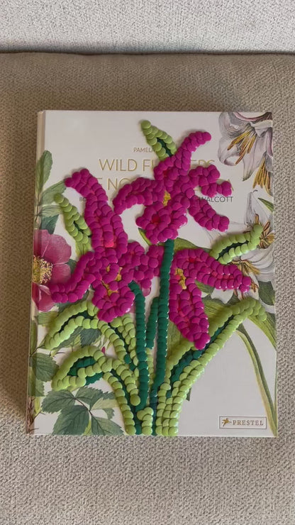 Pink Orchid Studded Coffee Table Book