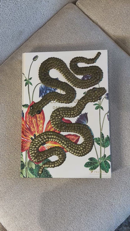 Bronze Snakes Studded Coffee Table Book