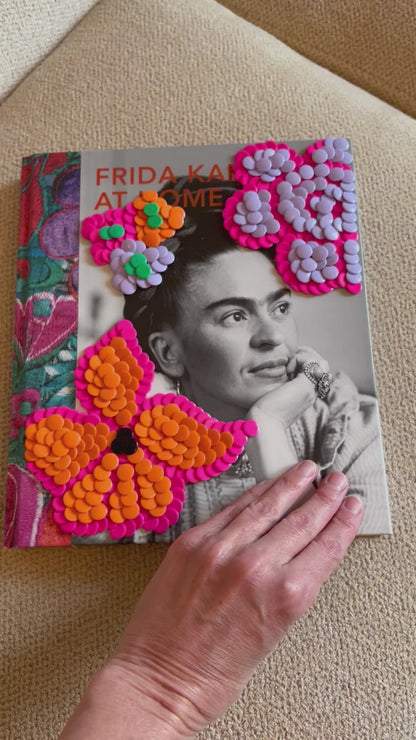 Frida Kahlo Flowers Studded Coffee Table Book