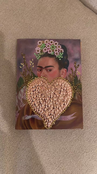 Frida Kahlo Heart Studded Coffee Table Book